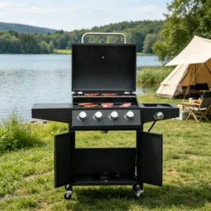 CampGlut Tragbarer Holzkohlegrill