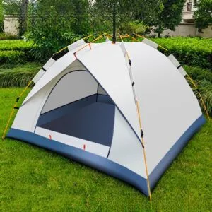 Fully Automatic Folding Outdoor Tent, Instant Setup For Camping & Beach, Double-Layer Thickened Weatherproof Tent For 3-