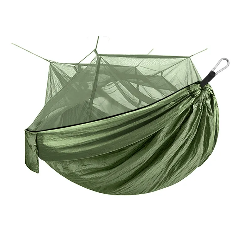 CampGlut Outdoor Camping Camping Hängematte mit Moskitonetz