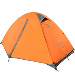 CampGlut Doppelstock-Zelt Aluminium 2-Personen Outdoor