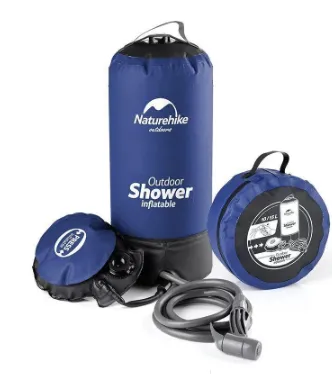 CampGlut Outdoor-Duschtasche, Camping-Klappdusche