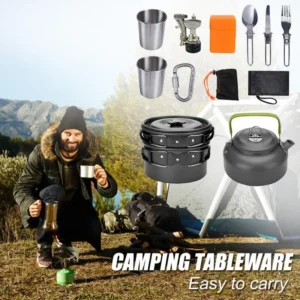Camping-Kochset - Camping Outdoor Ausrüstung - CampGlut