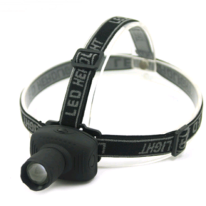 Outdoor 3W LED Third Gear Telescopic Zoom Outdoor Fishing Headlights Camping Light Searchlights Stro