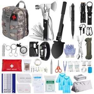 125Pcs Überlebens Kits Professionell Notfall Überlebens Ausrüstung Taktisch Erste Hilfe Set Supplies For Outdoo
