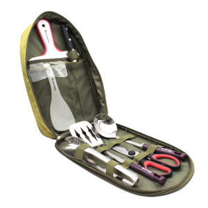 8pcs Camp Küche Kochen Utensil Set Reise Organizer Grill Zubehör Tragbar Compact Ausrüstung For B