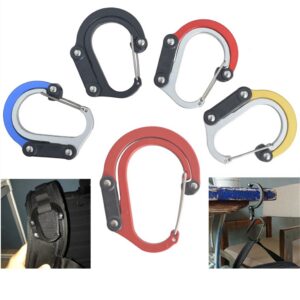 Hybrid Ausrüstung Clip - Carabiner Rotating Hook Clip Non-Locking Strong Clips For Camping Fishing Wandern