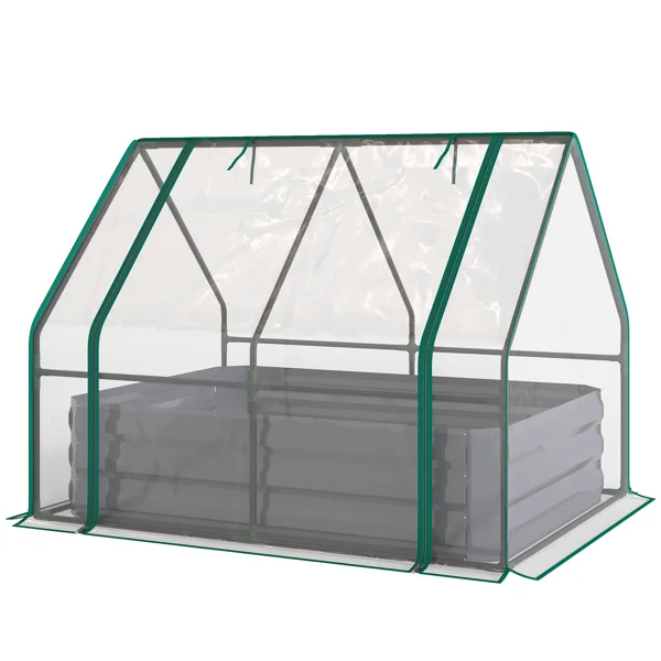 Raised Bed with Mini Greenhouse - Imagen 3
