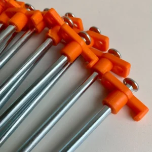 CampGlut schwere 25cm Heringe für harten Boden.