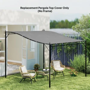 CampGlut Pergola Canopy Replacement ausgebreitet.
