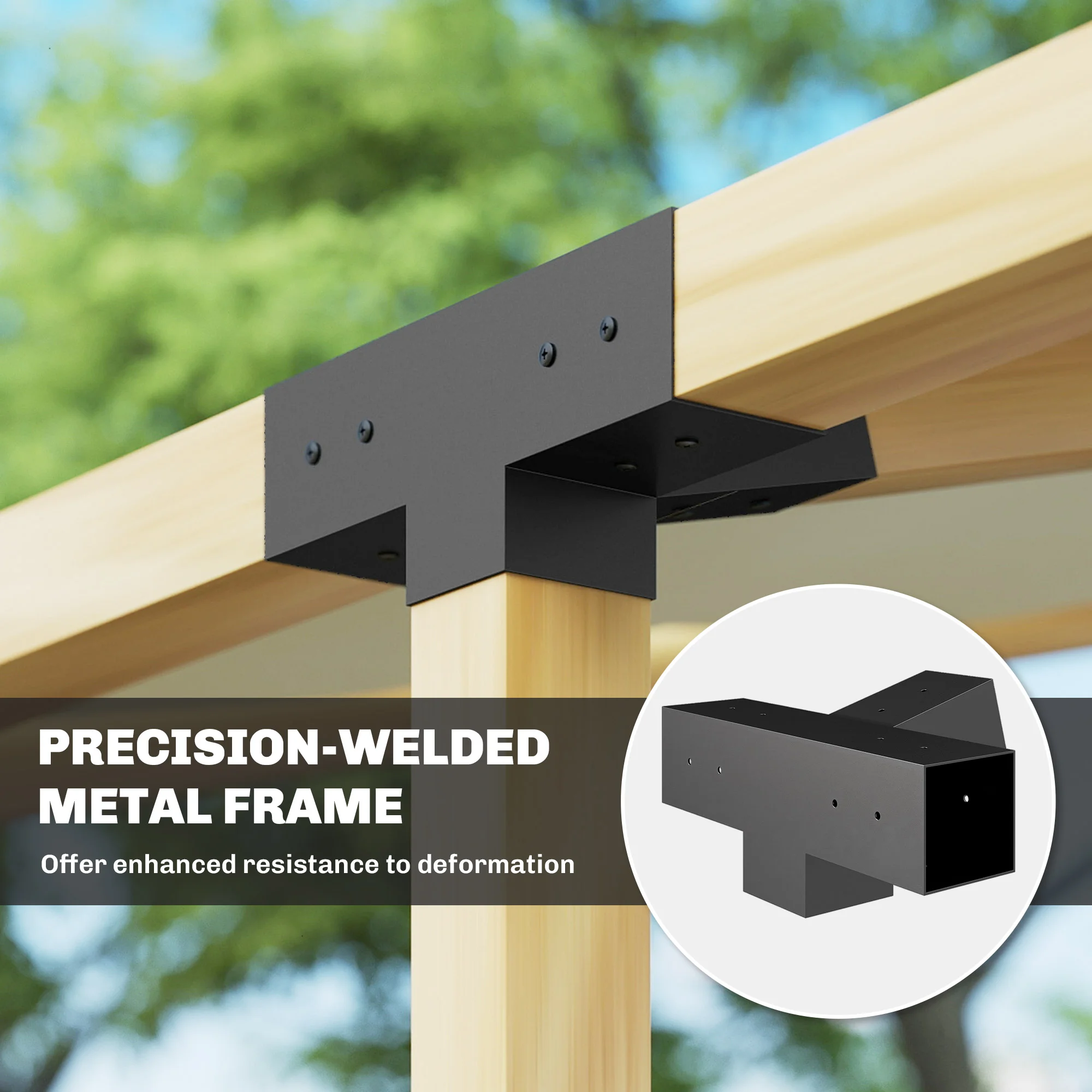 CampGlut Pergola Kit im modernen Gartenstil.