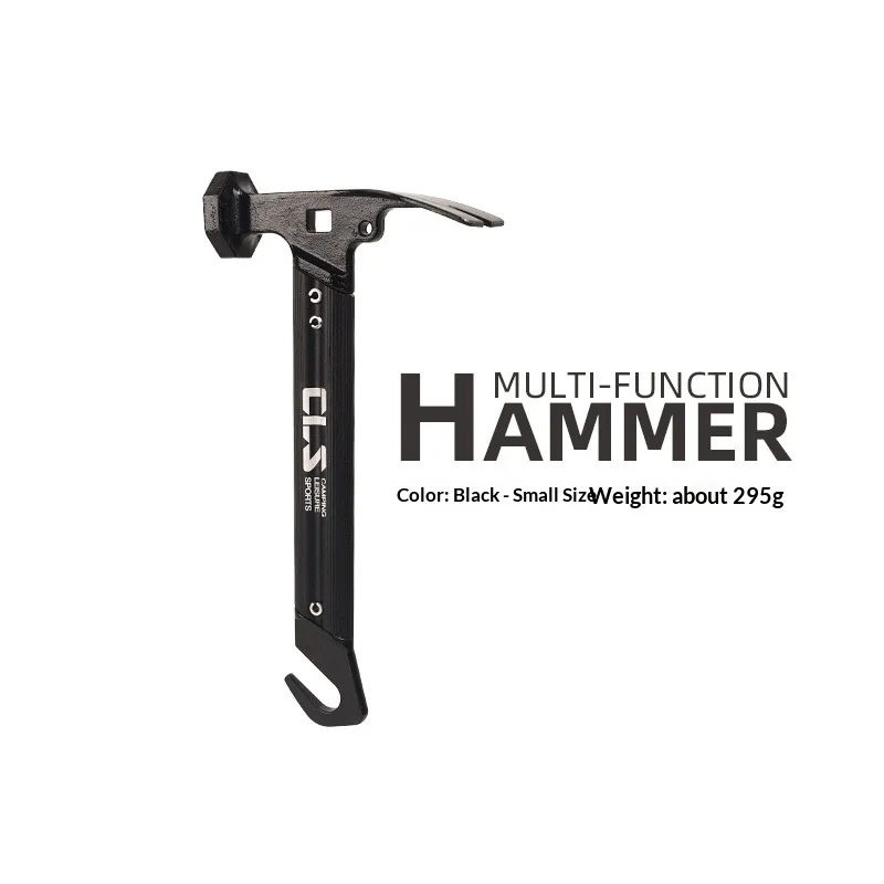 Outdoor-Edelstahl-Aluminiumlegierungs-Griff Camping-Bodenhammer für Heringe – Bild 2