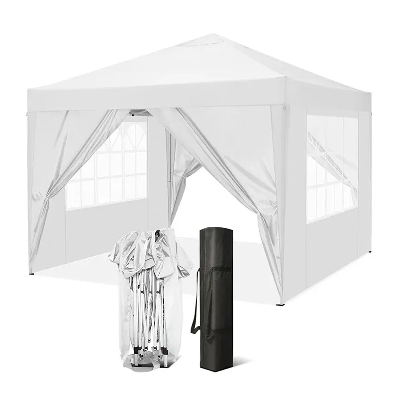 CampGlut faltbares 4-Punkt-Zelt für Outdoor-Schutz.