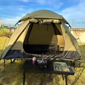 CampGlut leichtes Camping-Klappbett-Zelt für Solo-Abenteuer.
