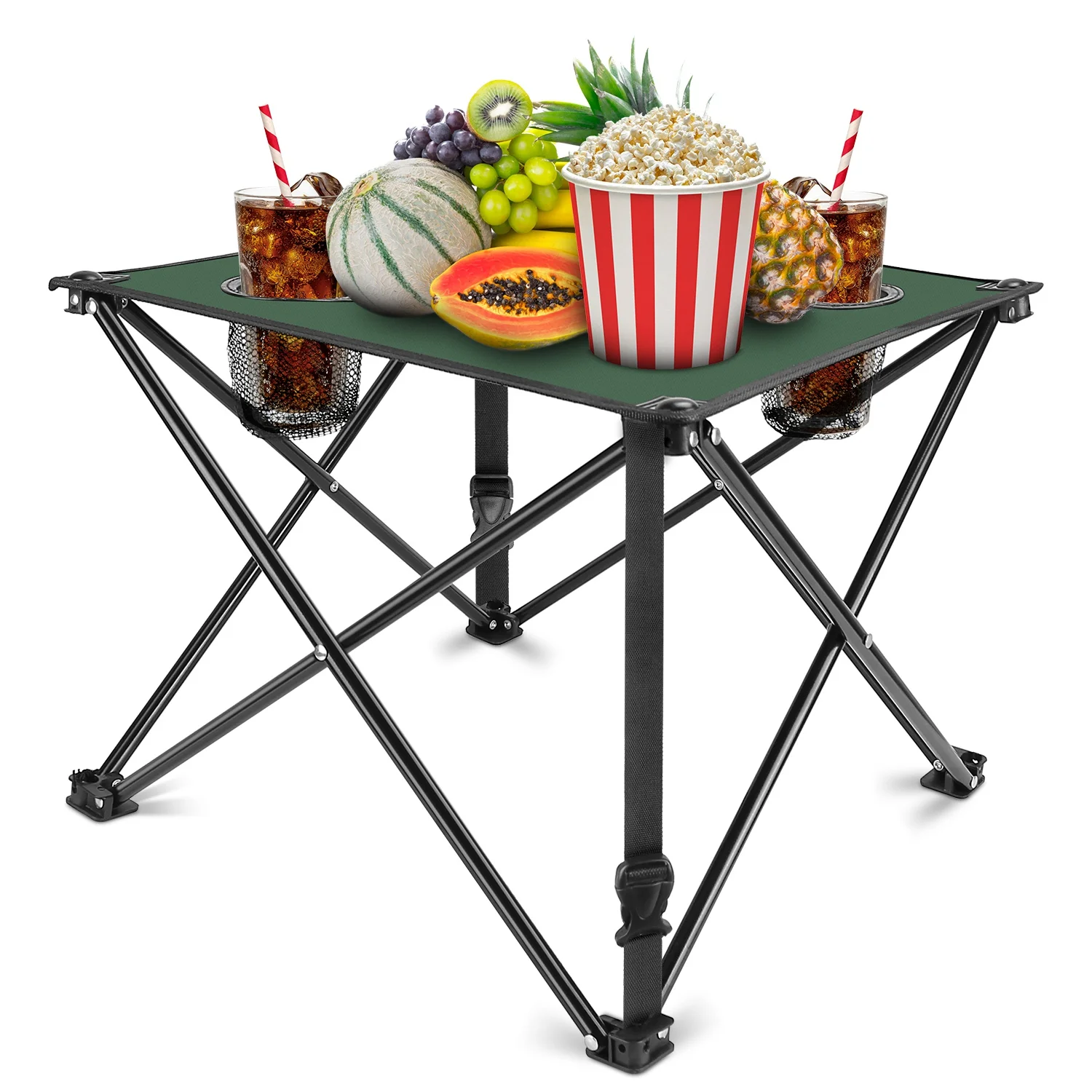 1-2 Stück faltbarer Campingtisch, tragbarer Picknicktisch, leichter Reisetisc... – Bild 20