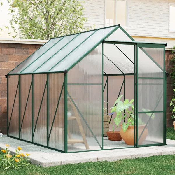 Green 6 x 2.4 m Outdoor Greenhouse - Imagen 5