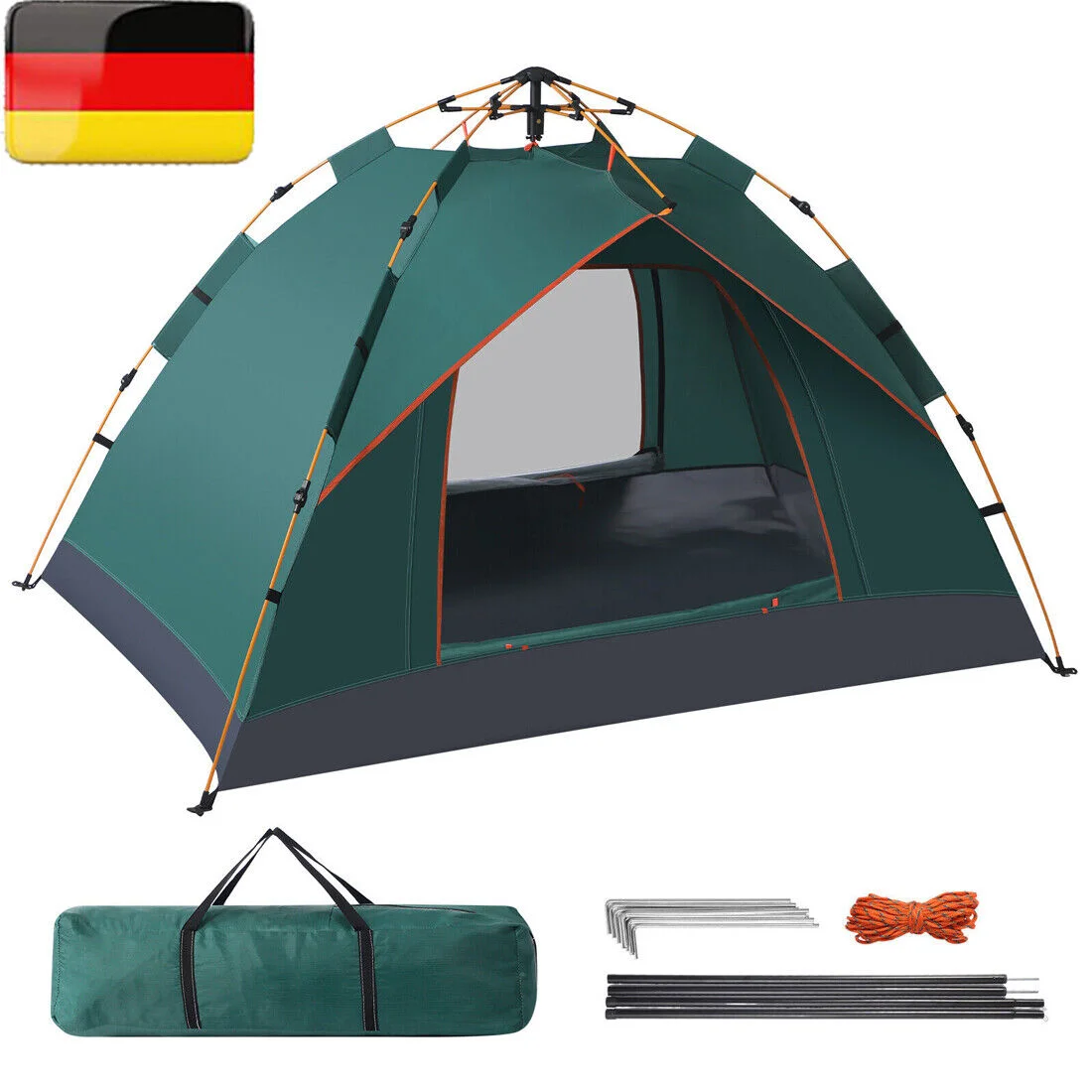 CampGlut Zelt im Einsatz, für 3-4 Camper, Outdoor.