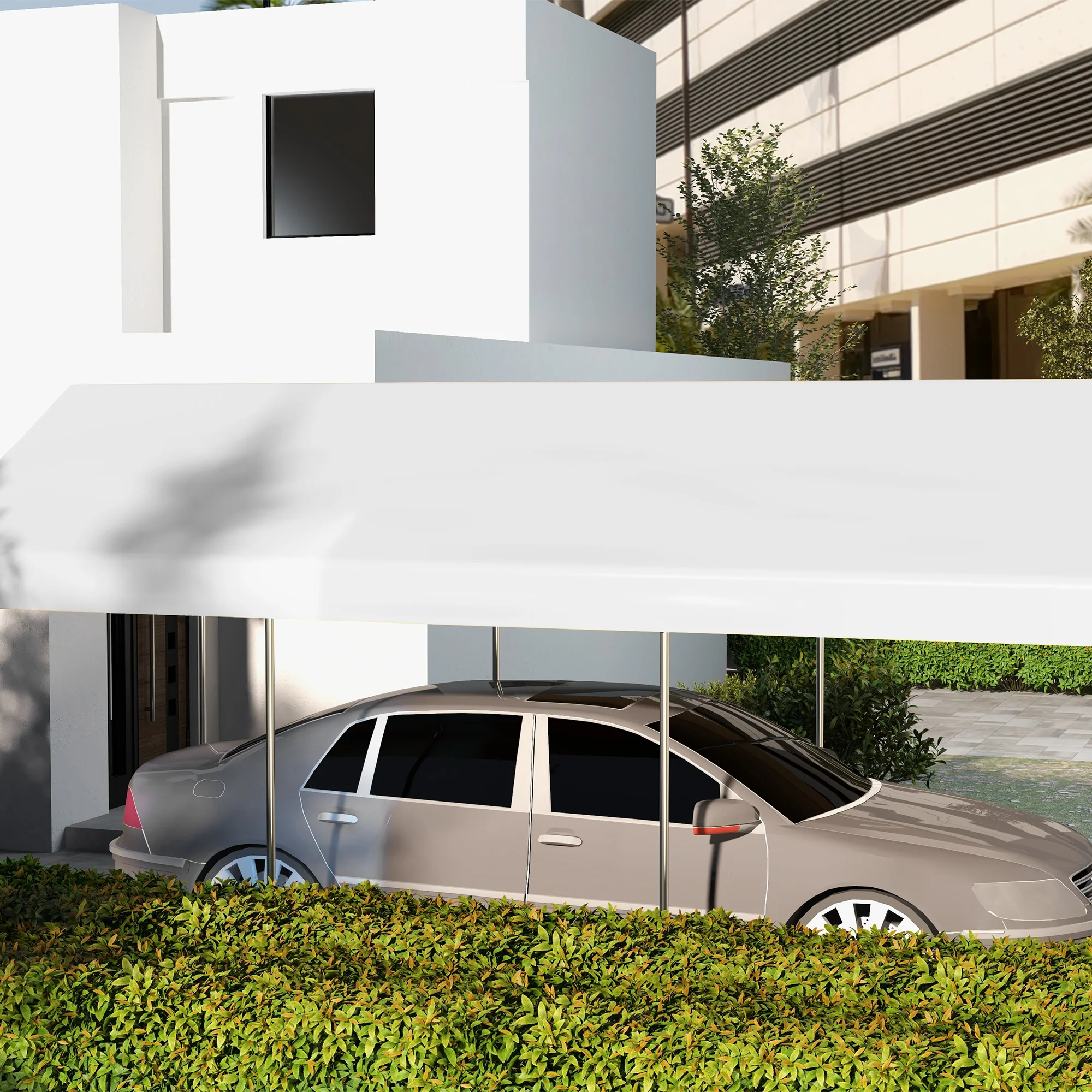 20 x 10 Carport-Ersatzdach für Modell 84C-207WT oder 84C-386V00WT mit Kugelsp... – Bild 3
