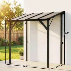 Hardtop Grill-Gartenpavillon, Polycarbonatdach, für Außenbereich
