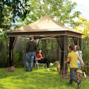 12 x 12 ft. Canopy Tent with Mesh Netting