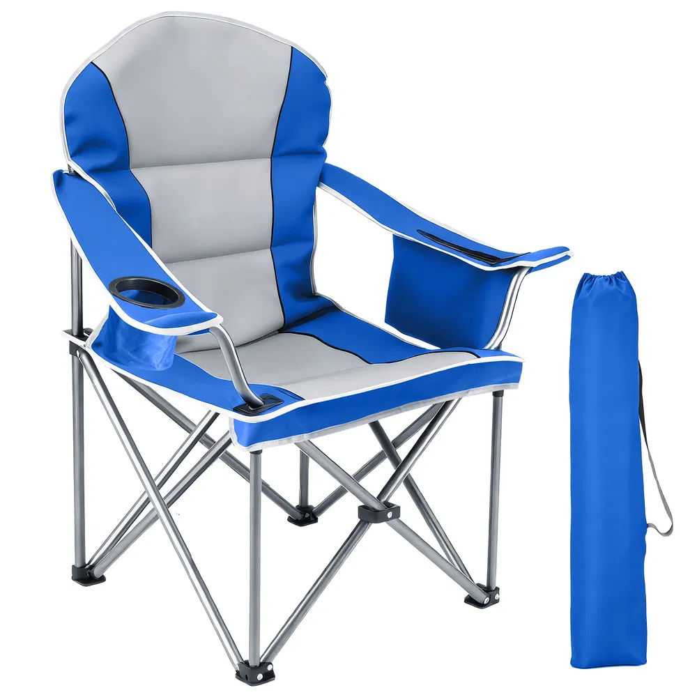 CampGlut bequemer Camping-Klappstuhl, übergroß, Outdoor.