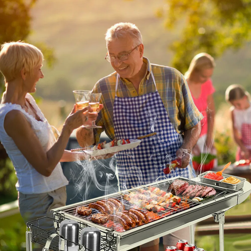 CampGlut kompakter Holzkohlegrill im Kofferformat.