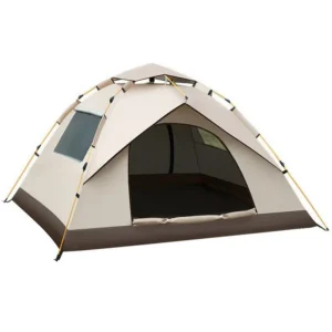 Komplettes Outdoor-Klappzelt-Set mit Sonnenschutz, Ein-Klick-Aufbau