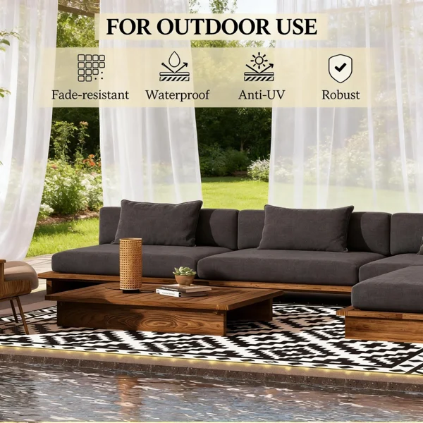 Wendbarer Outdoor-Teppich – Bild 2