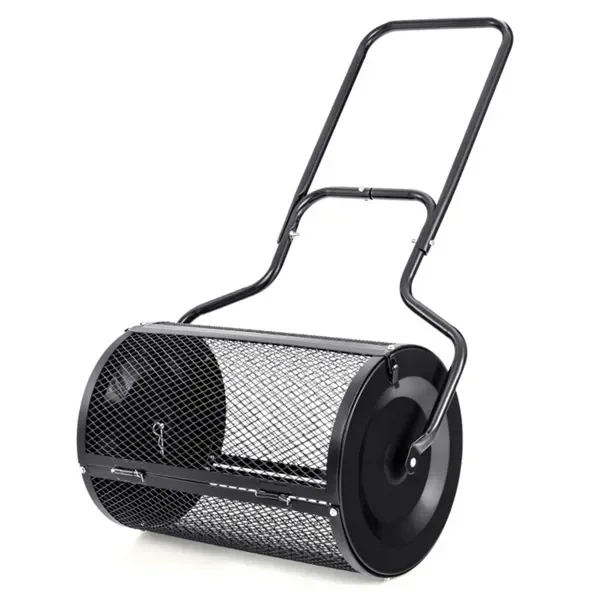 24-Inch Metal Mesh Compost Spreader, 2.7 Cubic Feet, Rust-Proof, for Peat/Topsoil... - Imagen 4