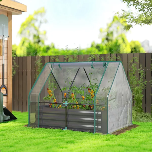 Raised Bed with Mini Greenhouse - Imagen 2