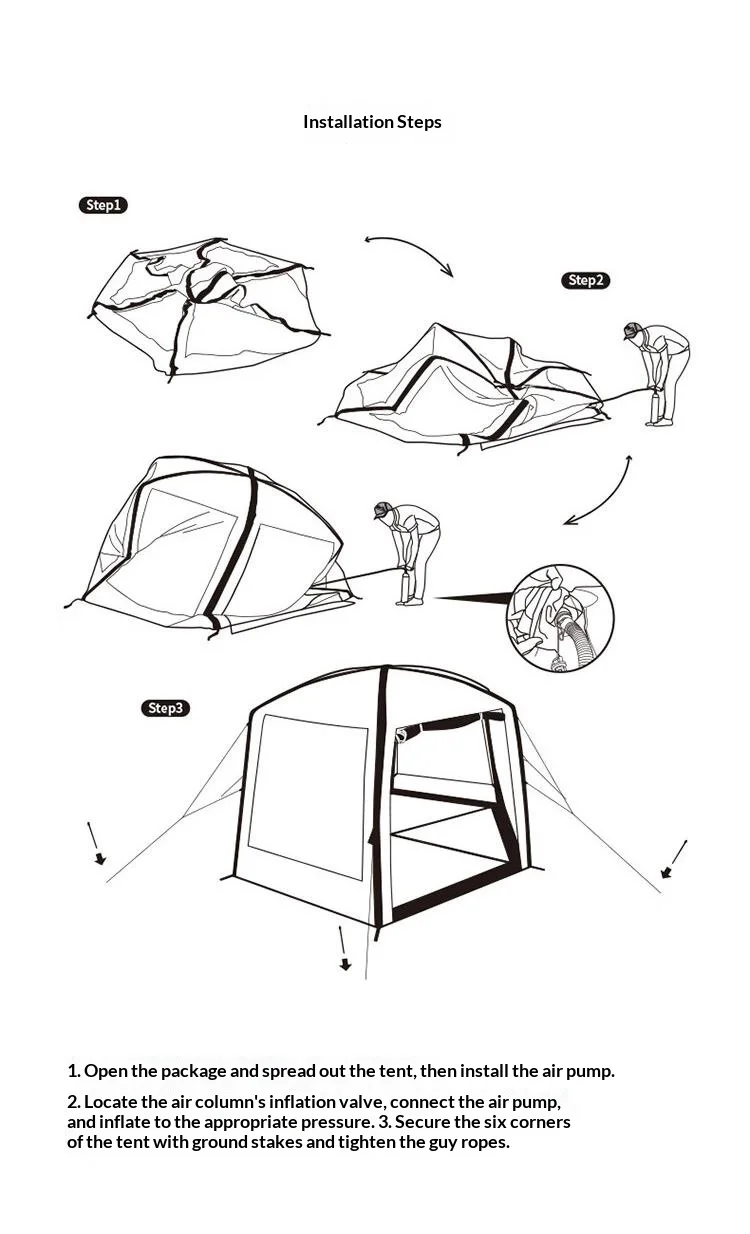 CampGlut Outdoor-Canopy-Zelt für Gruppen
