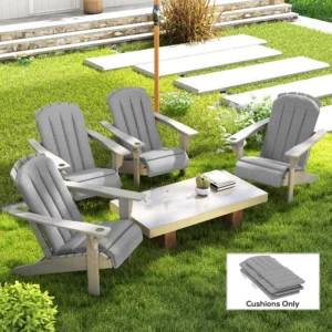 CampGlut Sitzkissen Set – Vier Outdoor-Kissen.