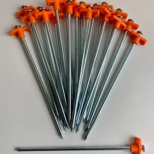 CampGlut 25cm schwere Heringe für Outdoor-Zelte.
