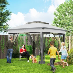 12 x 12 Pop Up Canopy Tent with Netting and Carry Bag