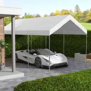 20 x 10 Carport-Ersatzdach für Modell 84C-207WT oder 84C-386V00WT mit Kugelsp...