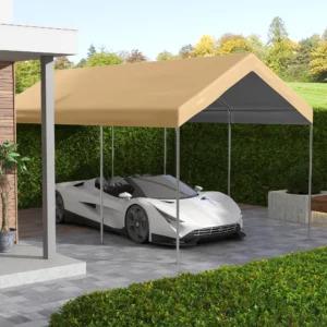20 x 10 Carport-Ersatzplane für Modell 84C-207WT/84C-386V00WT mit Ballspannse...
