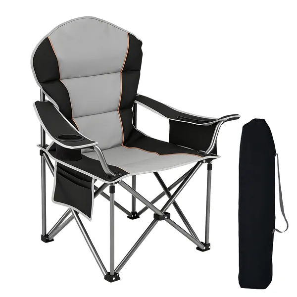 CampGlut übergroßer Camping-Klappstuhl, Outdoor, Sitz.