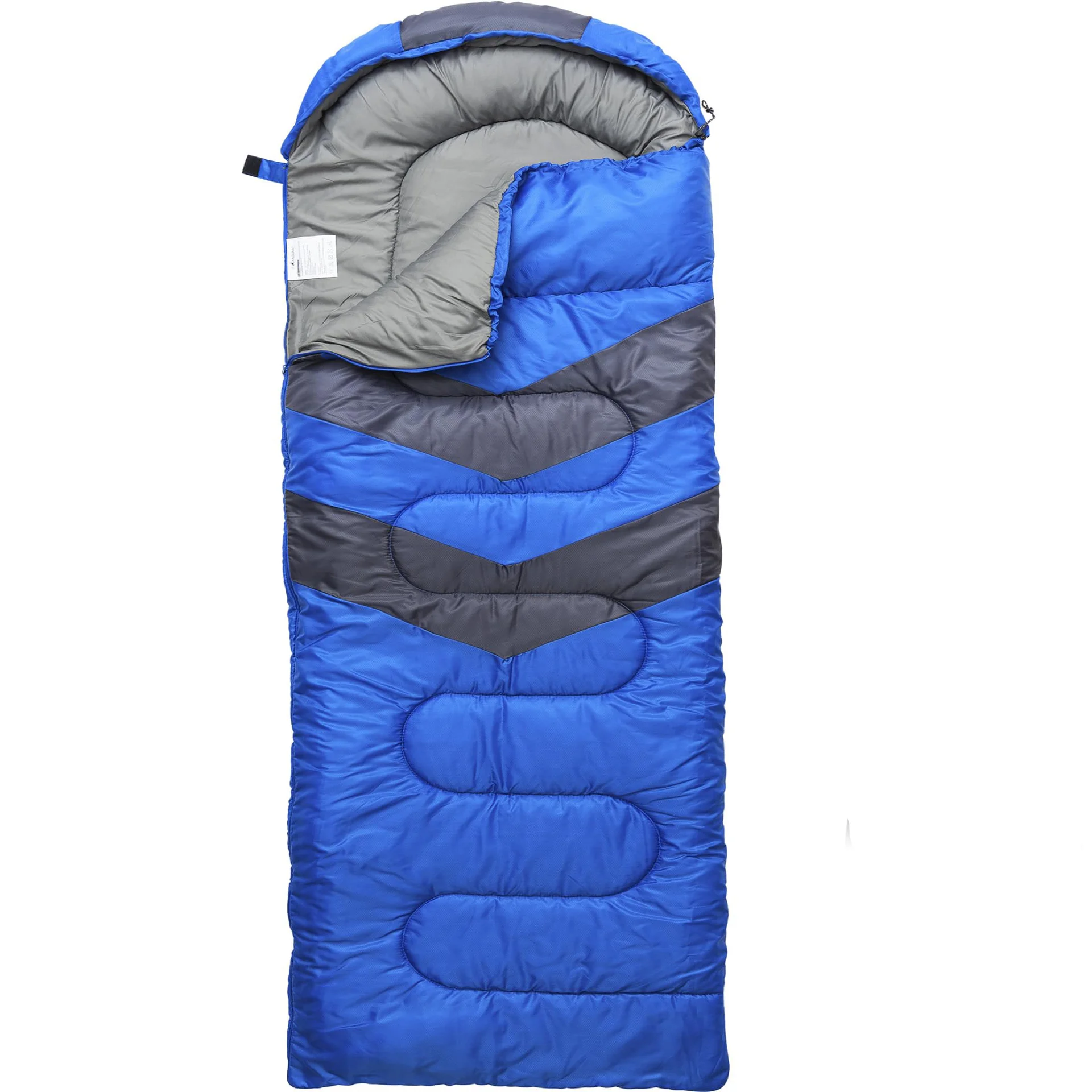 CampGlut Schlafsack mit Haube portabel und warm.