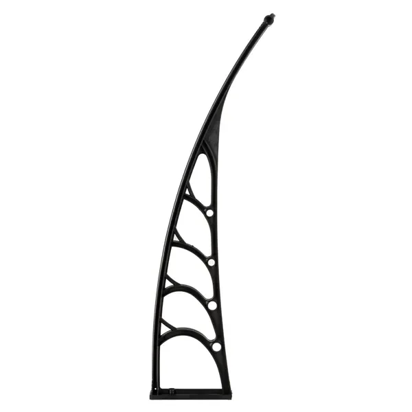 HT-100 X 96cm Haustür-Fenster-Regenabdeckung, schwarzer Halter – Bild 6