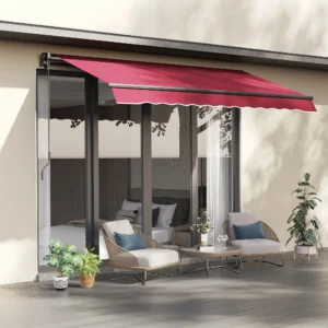 Ausziehbare Terrassenmarkise für Außentüren