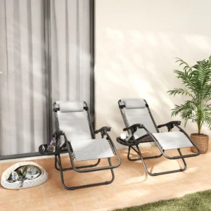 CampGlut schwereloser Lounge-Sessel für entspanntes Camping-Outdoor-Liegen.