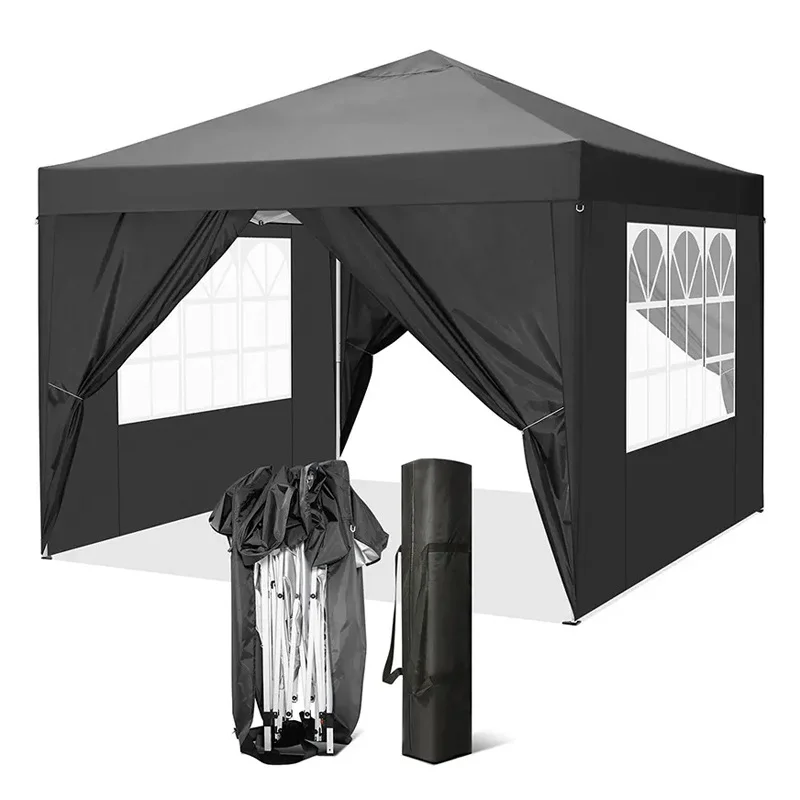 CampGlut Outdoor-Zelt mit 4-Punkt-Stabilität für Regen.