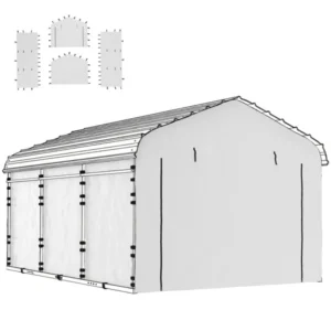 Carport Ersatz-Seitenwandpaneel