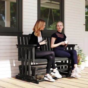 2-Personen Terrassenschaukelbank mit Schnelltrocknung und breiten Armlehnen, ...