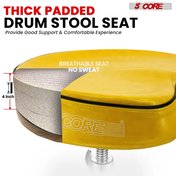 CampGlut Drum Throne Sattelsitz für Erwachsene und Kinder.
