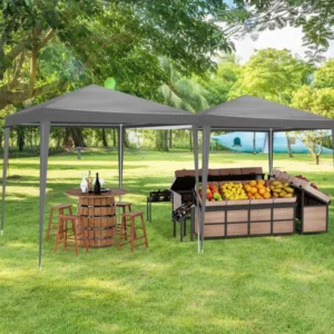 CampGlut 6,5x6,5FT Outdoor-Pavillon aufgestellt.