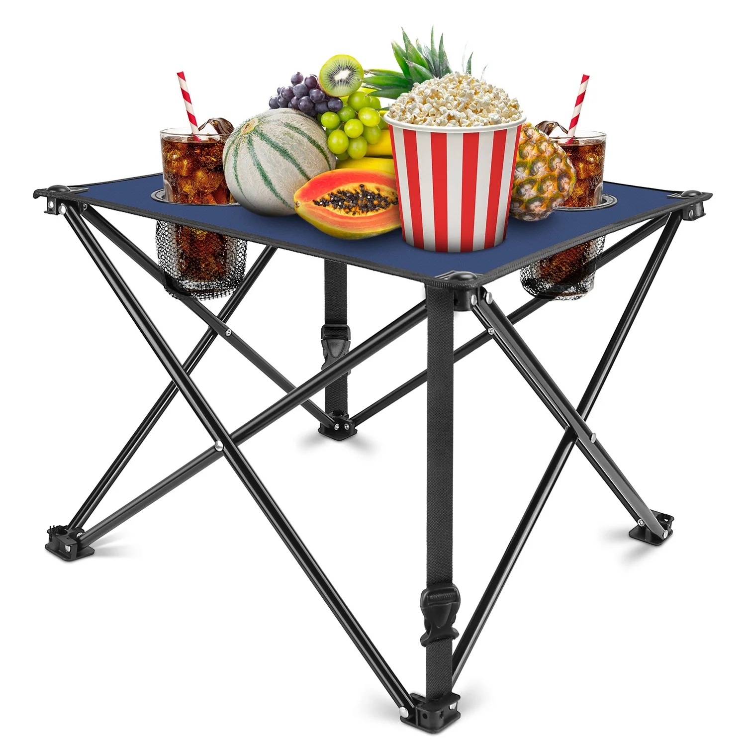1-2 Stück faltbarer Campingtisch, tragbarer Picknicktisch, leichter Reisetisc... – Bild 14