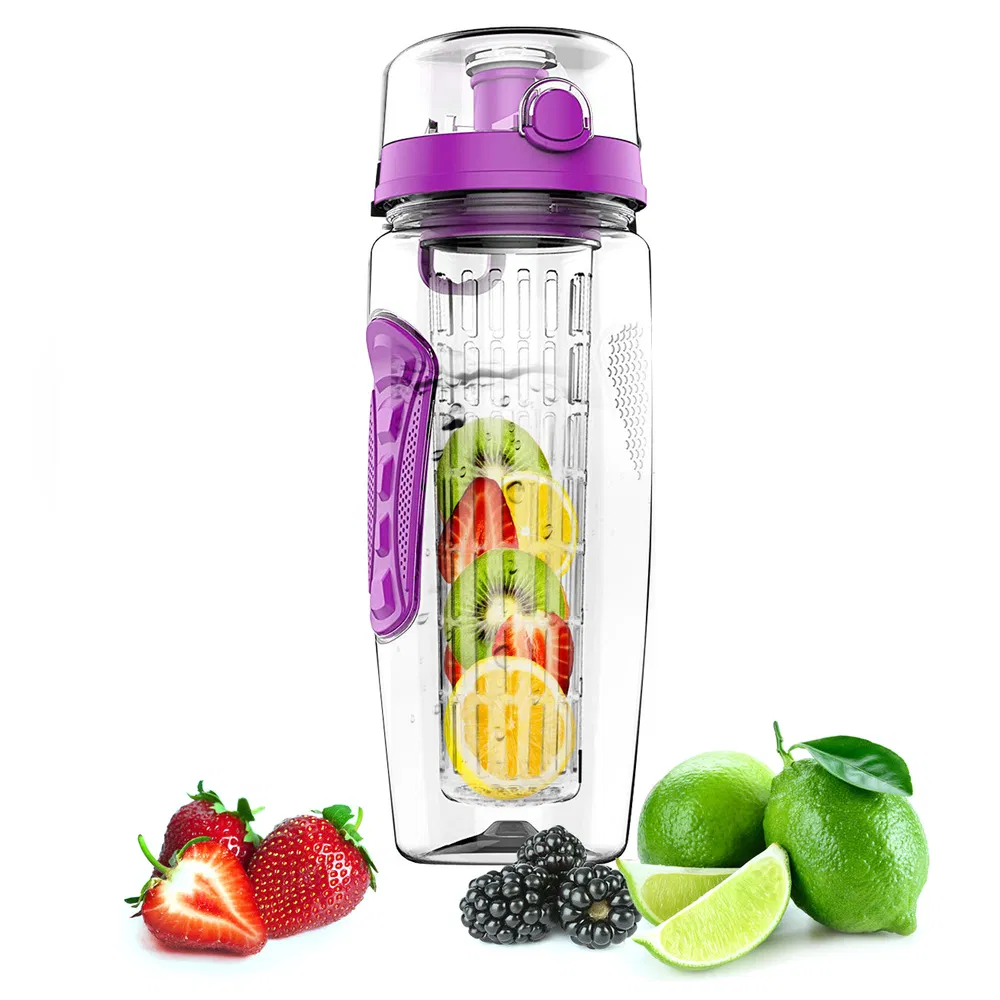 CampGlut Juice Shaker Flasche mit rutschfesten Griffen für Camping.