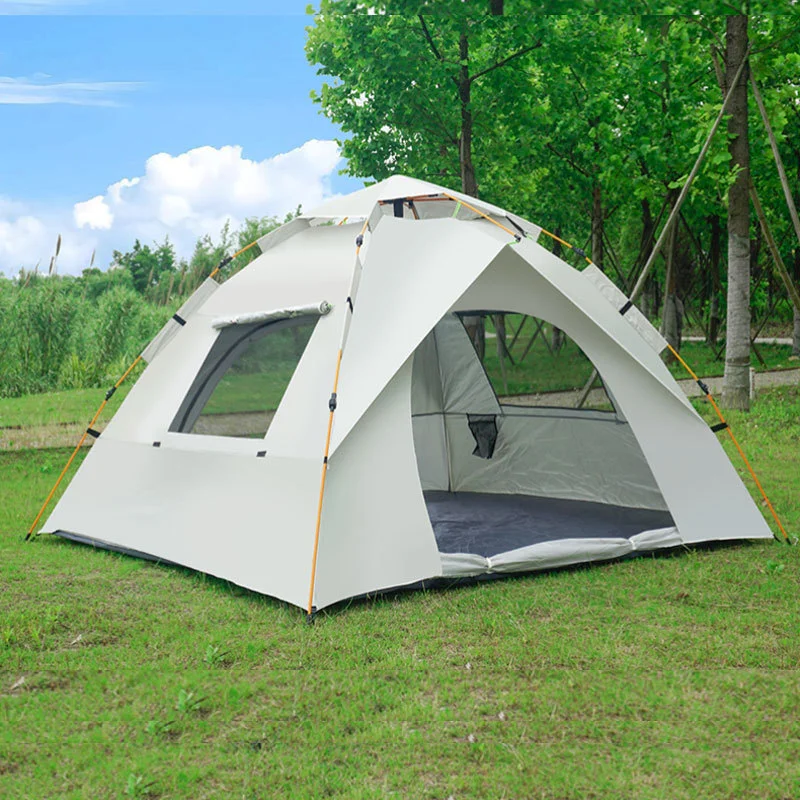 CampGlut wasserdichtes Campingzelt mit Sonnenschutz, schneller Aufbau.