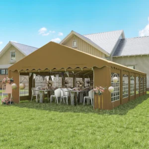 20 x 40 Partyzelt, Außenpavillon mit abnehmbaren Seitenwänden, 12 Fenster für...