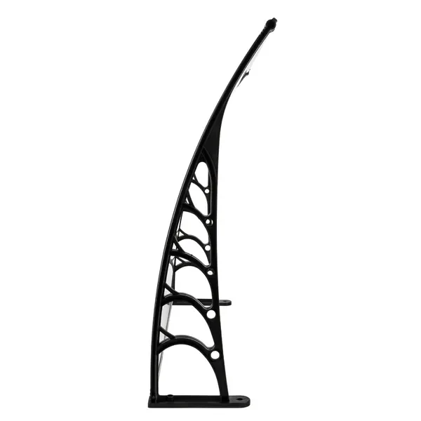 HT-100 X 96cm Haustür-Fenster-Regenabdeckung, schwarzer Halter – Bild 3